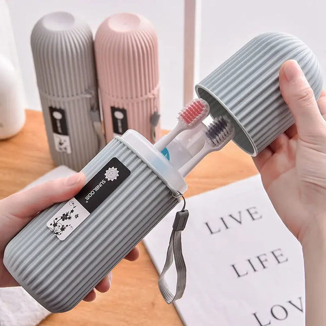 Portable Toothbrush Travel Case – All-in-One Dental Kit