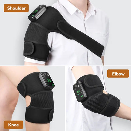 Portable Joint Muscle Massager with Heat Therapy Device