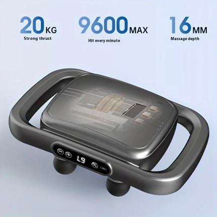 Deep Tissue Massage Gun with 6 Interchangeable Heads