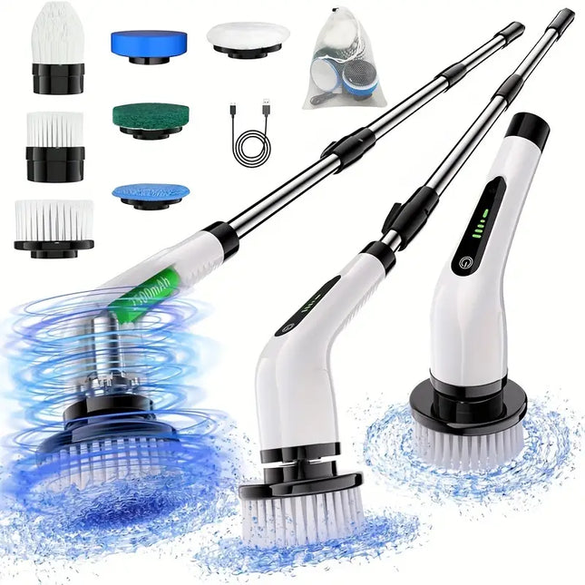 Cordless Electric Rotary Scrubber | Double Speed Brush