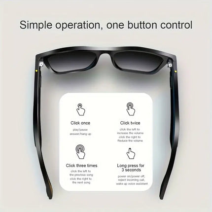 Smart 5.0 Audio Frame Sunglasses with Polarized Lenses