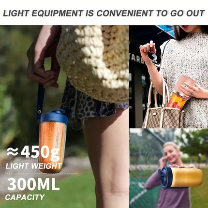Mini Wireless Electric Fruit Juicer – Portable Blender Cup