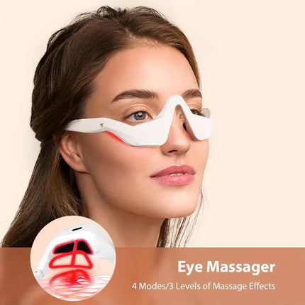 Smart 3D Eye Massager with Heat & Adjustable Intensity