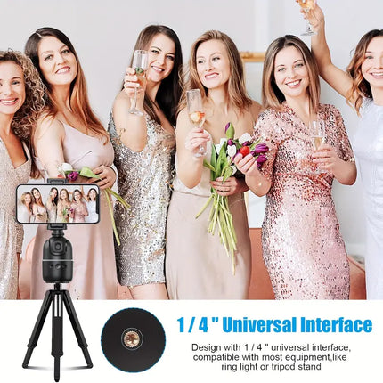 Gimbal Tracking Camera with 360 Degree Rotation Stabilizer