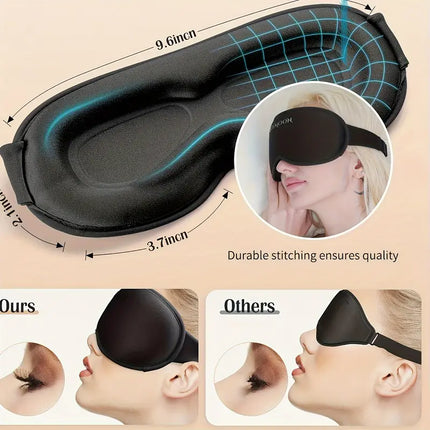 Ultimate Sleep Mask for Side Sleepers with Total Blackout