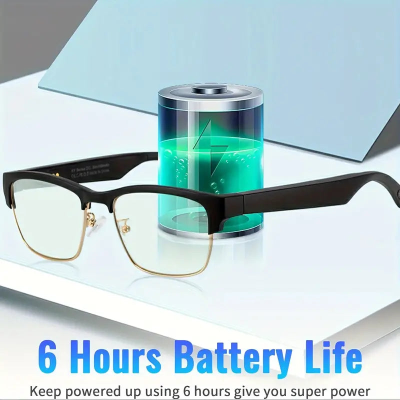 Smart AI Assistant Blue Light Filtering Glasses