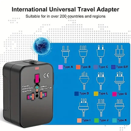All in One Universal Travel Adapter – Global Charging Plug