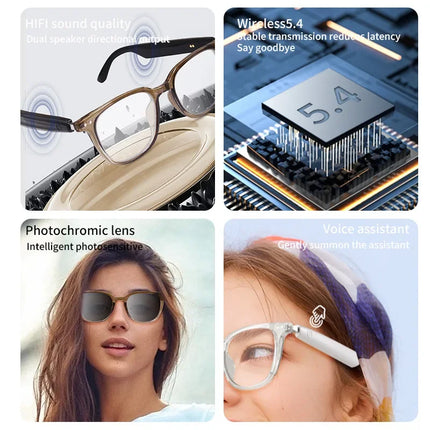 Smart Audio Sunglasses with Bluetooth Music and Calls