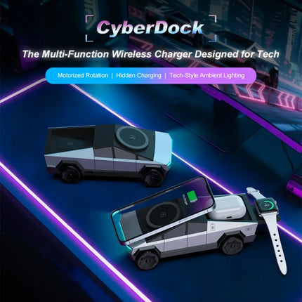 CyberDock 3 in 1 Charger for Phone Watch and Earbuds