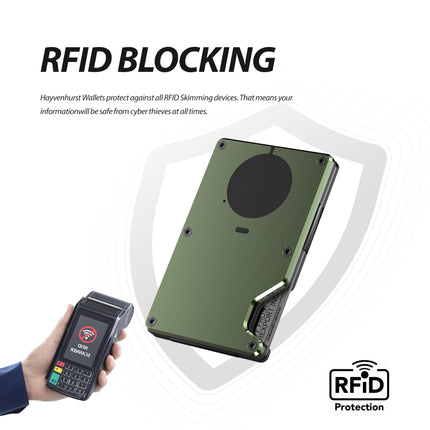 Airtag Slim Metal Wallet with RFID Blocking and Find My