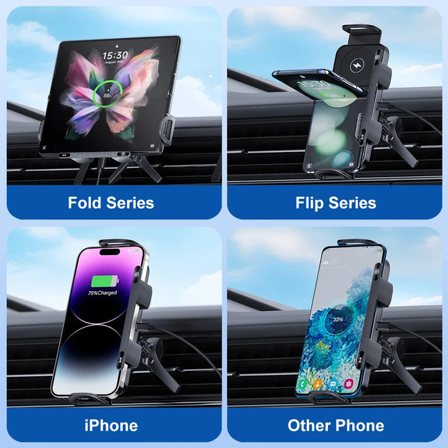 Fold Series Auto Fast Charger for Galaxy Z Fold and Flip