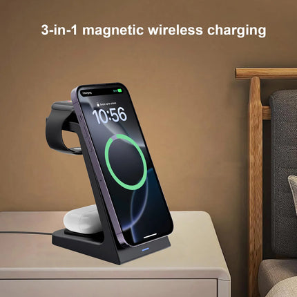 3 1 Magnetic Charger for iPhone Apple Watch and AirPods