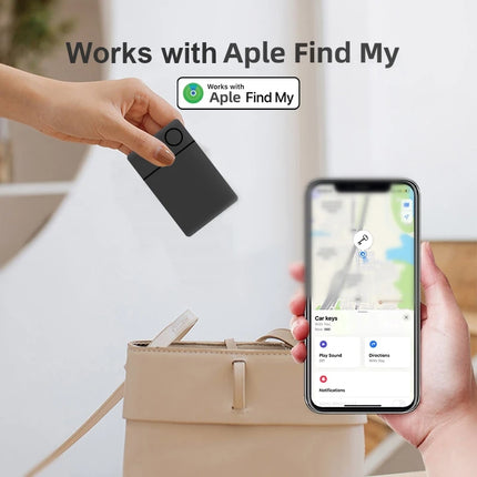 Smart AirCard Tracker for Apple Find My Wallet and Travel