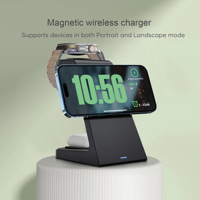 3 1 Magnetic Charger for iPhone Apple Watch and AirPods