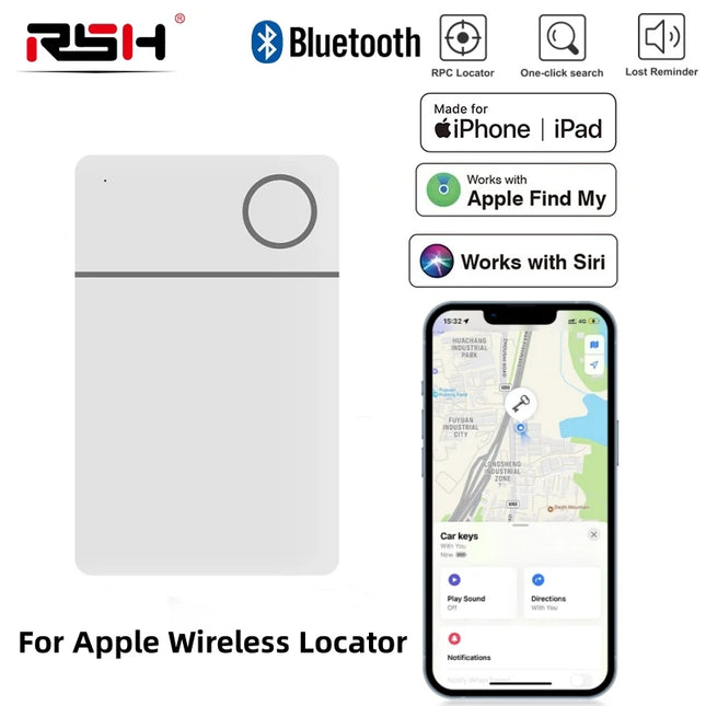 Smart AirCard Tracker for Apple Find My Wallet and Travel