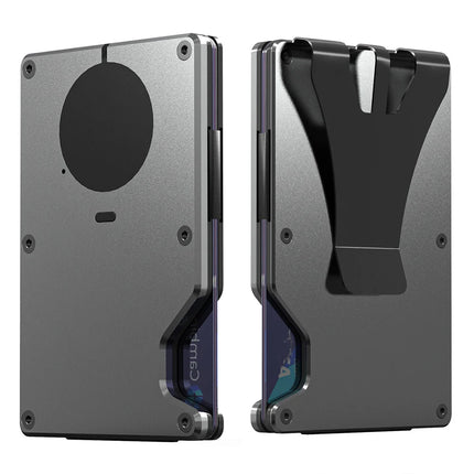 Airtag Slim Metal Wallet with RFID Blocking and Find My