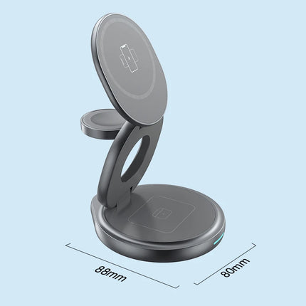 FoldMag 30W Charger 3 in 1 Magnetic Charging Stand