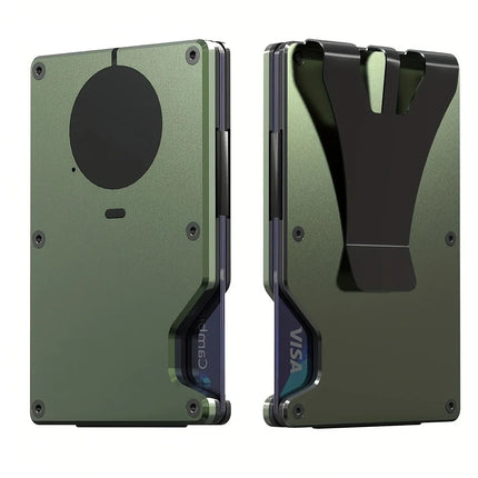 Airtag Slim Metal Wallet with RFID Blocking and Find My