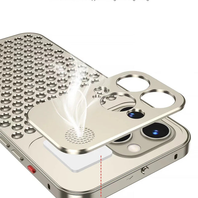 Aluminum Cooling Phone Case with Full Coverage Protection