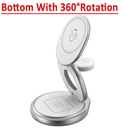 FoldMag 30W Charger 3 in 1 Magnetic Charging Stand