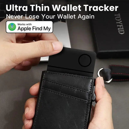 Smart AirCard Tracker for Apple Find My Wallet and Travel