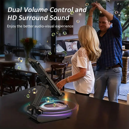 Portable Mobile Phone Stand Speaker with Wireless Audio