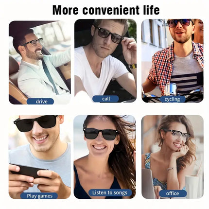 Smart Blue Light Filtering & Polarized Glass Lenses Glasses