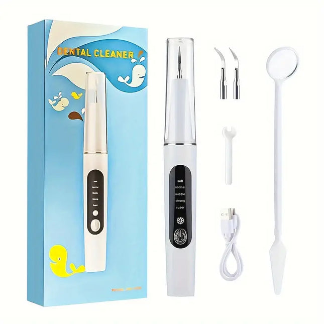 Rechargeable Teeth Scaler with LED Light – Oral Cleaner