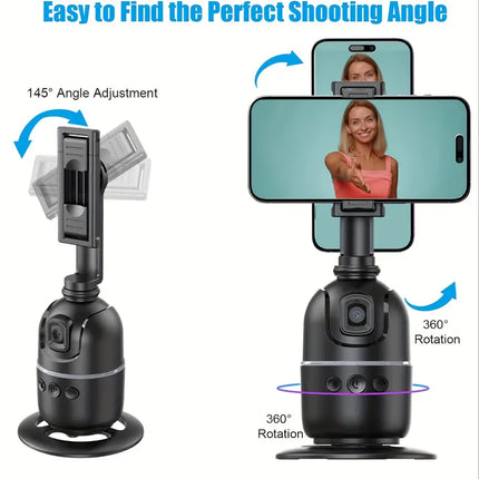 Gimbal Tracking Camera with 360 Degree Rotation Stabilizer