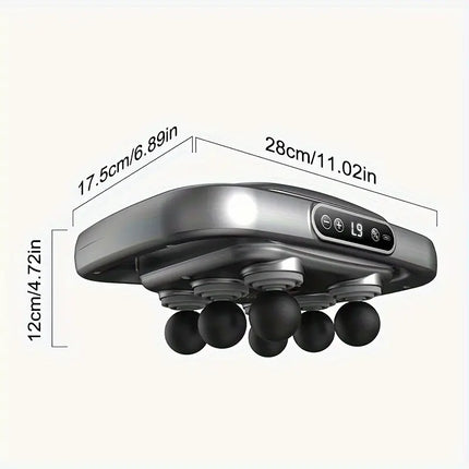 Deep Tissue Massage Gun with 6 Interchangeable Heads