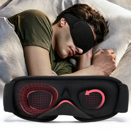 3D Deep Sleeping Night Mask for Total Light Block Out