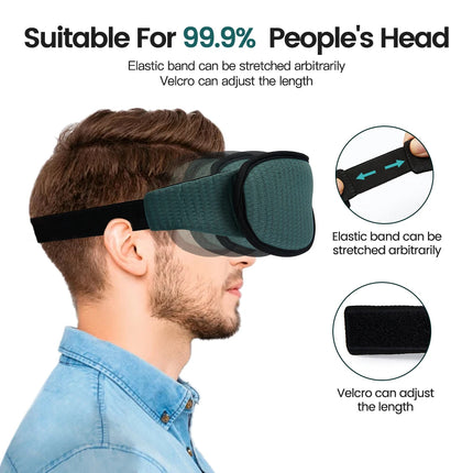 3D Deep Sleeping Night Mask for Total Light Block Out