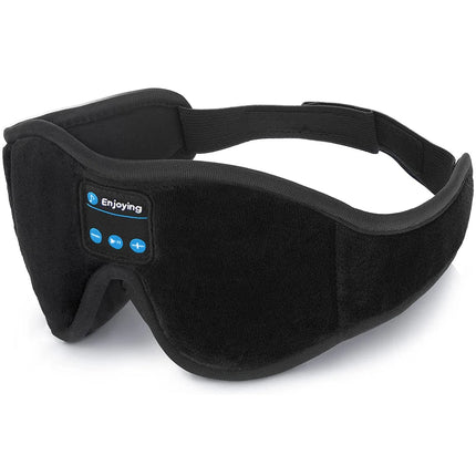 Bluetooth Sleep Mask with 3D Eye Cover Headphones Built-In