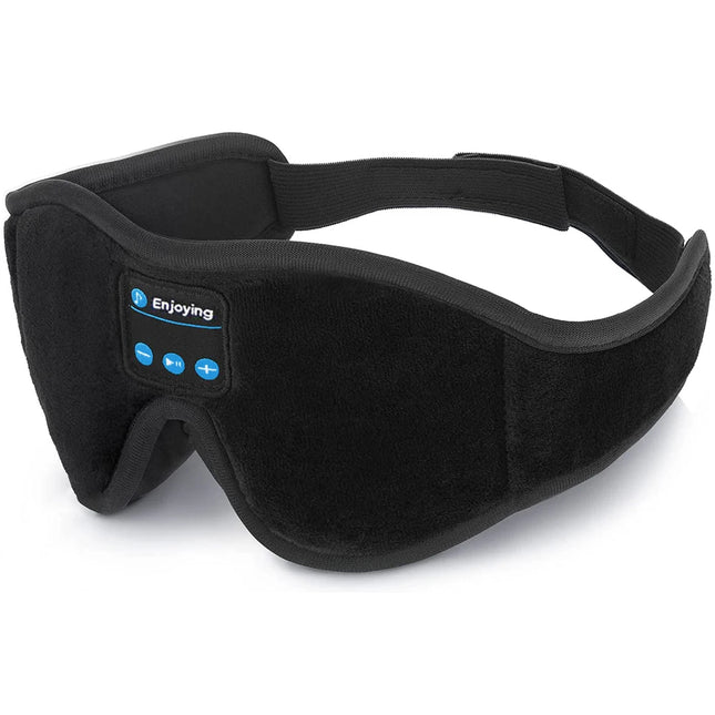 Bluetooth Sleep Mask with 3D Eye Cover Headphones Built-In