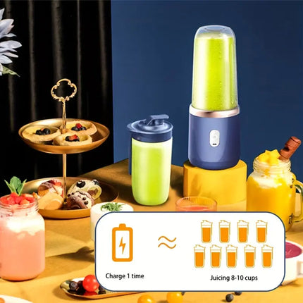 Mini Wireless Electric Fruit Juicer – Portable Blender Cup