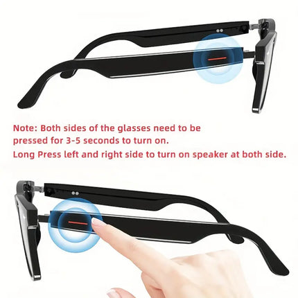 Smart Blue Light Filtering & Polarized Glass Lenses Glasses