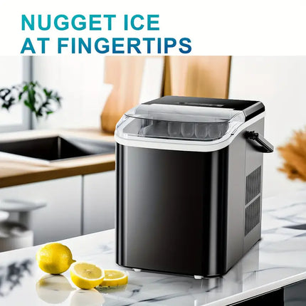Portable Countertop Ice Maker with Fast Ice Production