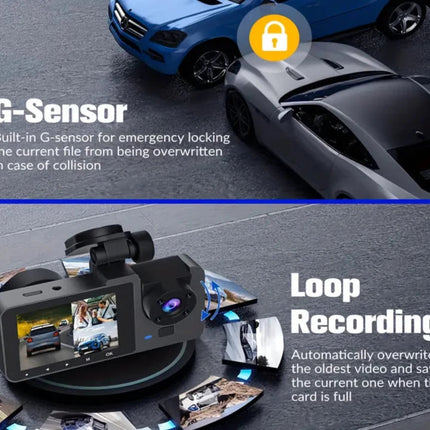 Ultra HD 4K Dash Camera with Night Vision and G-Sensor